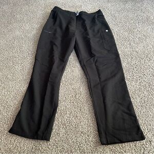 Figs Black Track Pants
